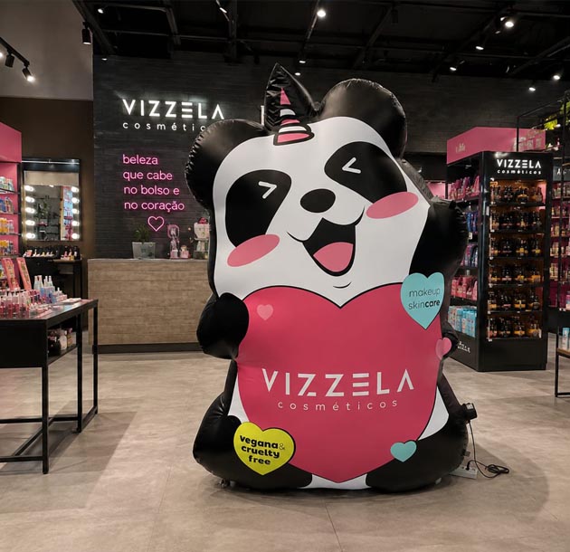 Mascote inflável sob medida