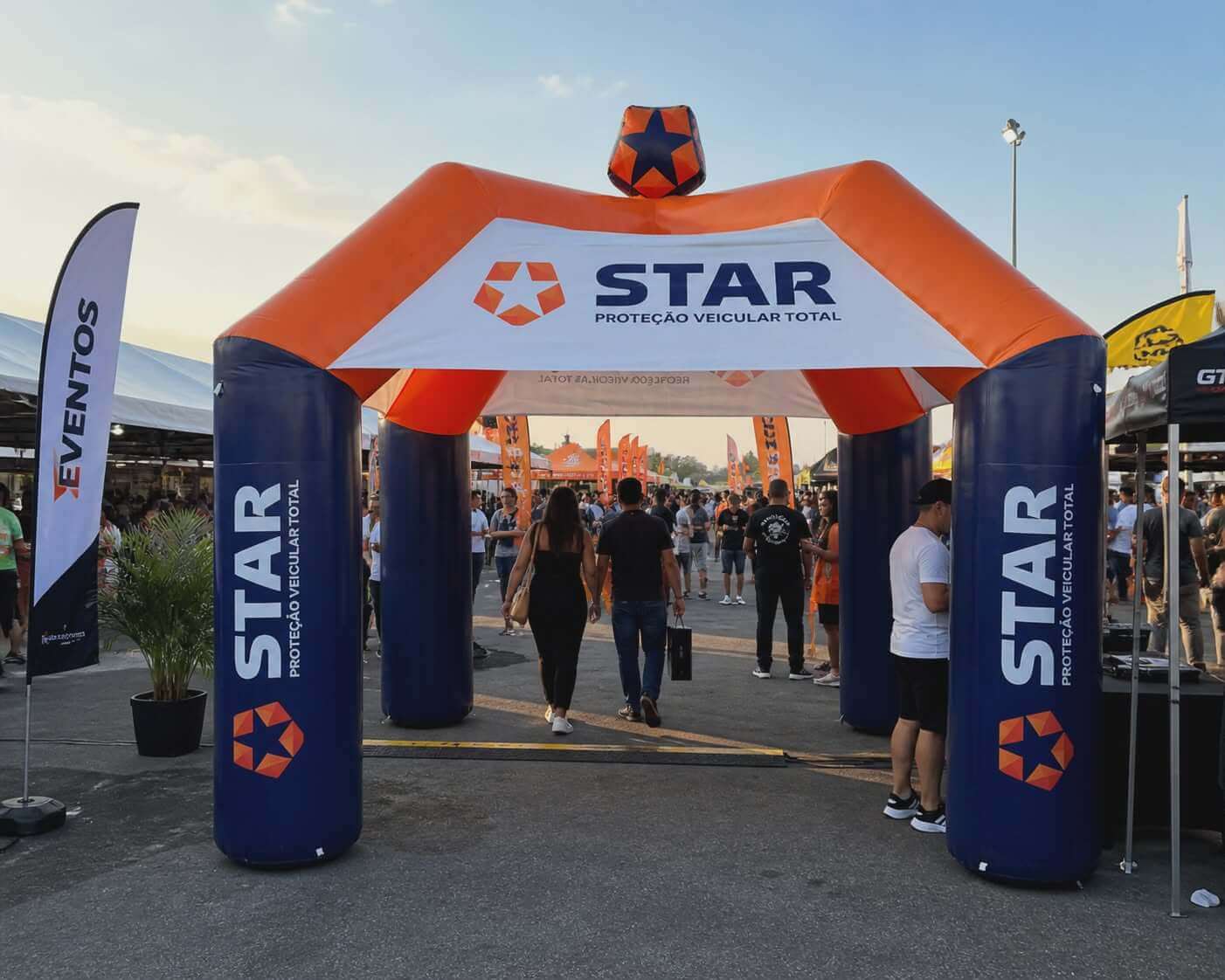 Tenda inflável personalizada